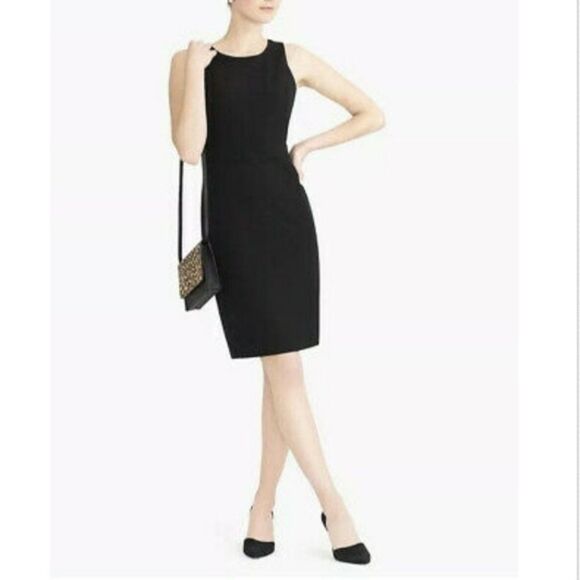 J. Crew Paneled‎ Eyelet Dress Black - Picture 2 of 8